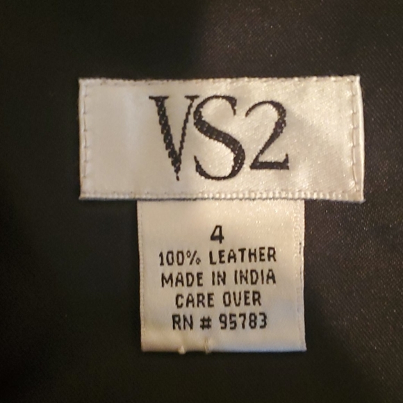 VS2 LEATHER SKIRT - Picture 5 of 5